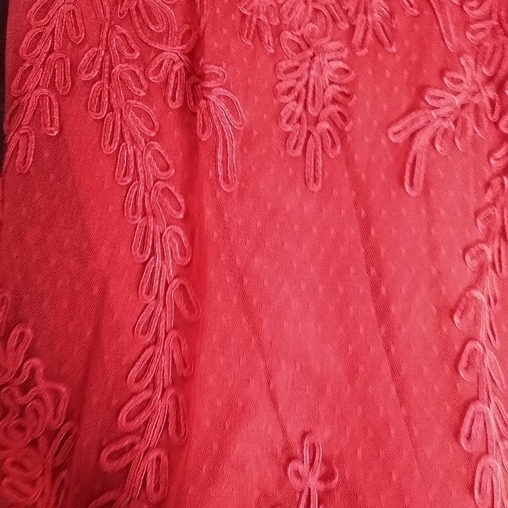 NWT Cahcet Ind. Sz. 14 Soutache Embroidered Long Sleeveless Dress - Picture 7 of 8